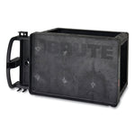 BRUTE Heavy-Duty Utility Cart with Lipped Shelves, Plastic, 2 Shelves, 750 lb Capacity, 25.25" x 54" x 39.25", Black