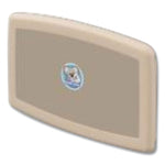 Baby Changing Station, 36.5 x 54.25, Beige