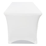 iGear Fabric Table Cover, Polyester, 30 x 72, White