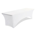 iGear Fabric Table Cover, Polyester, 30 x 96, White