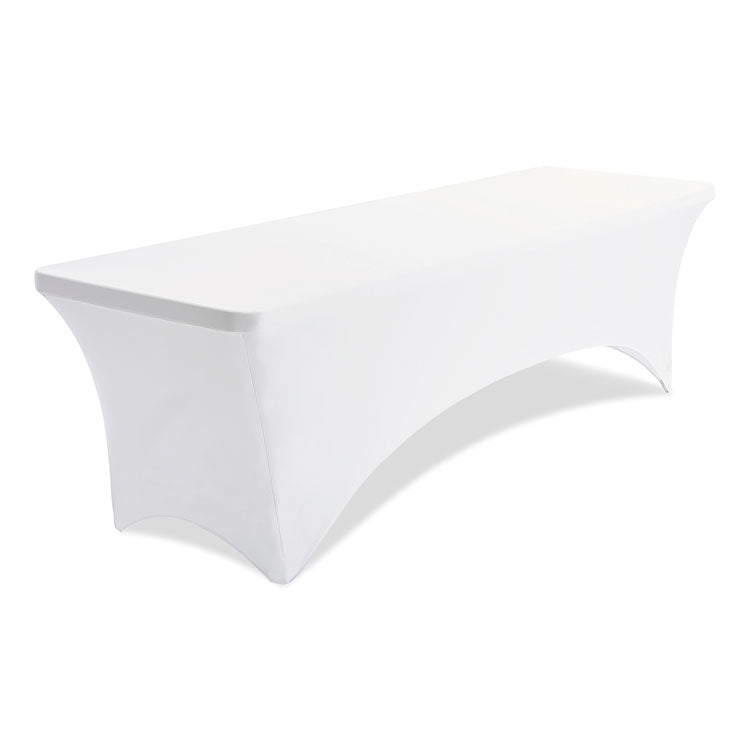 iGear Fabric Table Cover, Polyester, 30 x 96, White