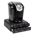 2-Tier 6-Drawer Single Serve Coffee Pod Drawer, 14 x 12.25 x 4.75, Black