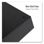 Anchor Collection 5-Compartment Snack Organizer, 12 x 24 x 3.25, Black