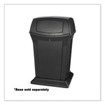 Ranger Fire-Safe Container, 45 gal, Structural Foam, Black