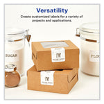 Laser/inkjet 3.5" Diskette Labels, White, 375/pack