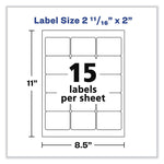 Laser/inkjet 3.5" Diskette Labels, White, 375/pack