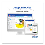 Oval Print-To-The-Edge Labels, 2 X 3.33, White, 8/sheet, 10 Sheets/pack