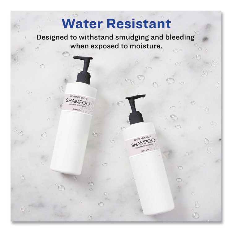 Rectangle Labels, Inkjet/laser Printers, 7.85 X 1.75, Textured White, 5/sheet, 10 Sheets/pack