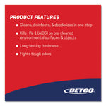 AF315 Disinfectant Cleaner, Citrus Floral Scent, 1 gal Bottle, 4/Carton