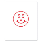 Specialty Stamp, Smiley Face, 0.63 dia, Red