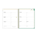 Day Designer Academic Year Weekly/Monthly Frosted Planner, Palms Artwork, 11 x 8.5, 12-Month (July to June): 2025 to 2026
