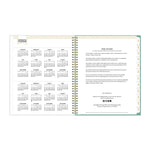 Day Designer Academic Year Weekly/Monthly Frosted Planner, Palms Artwork, 11 x 8.5, 12-Month (July to June): 2025 to 2026