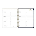 Day Designer Peyton Create-Your-Own Cover Weekly/Monthly Planner, Floral, 11 x 8.5, Navy, 12-Month (July to June): 2025-2026