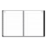 Enterprise Academic Weekly/Monthly Planner, 11 x 8.5, Black Cover, 12-Month (July to June): 2025 to 2026