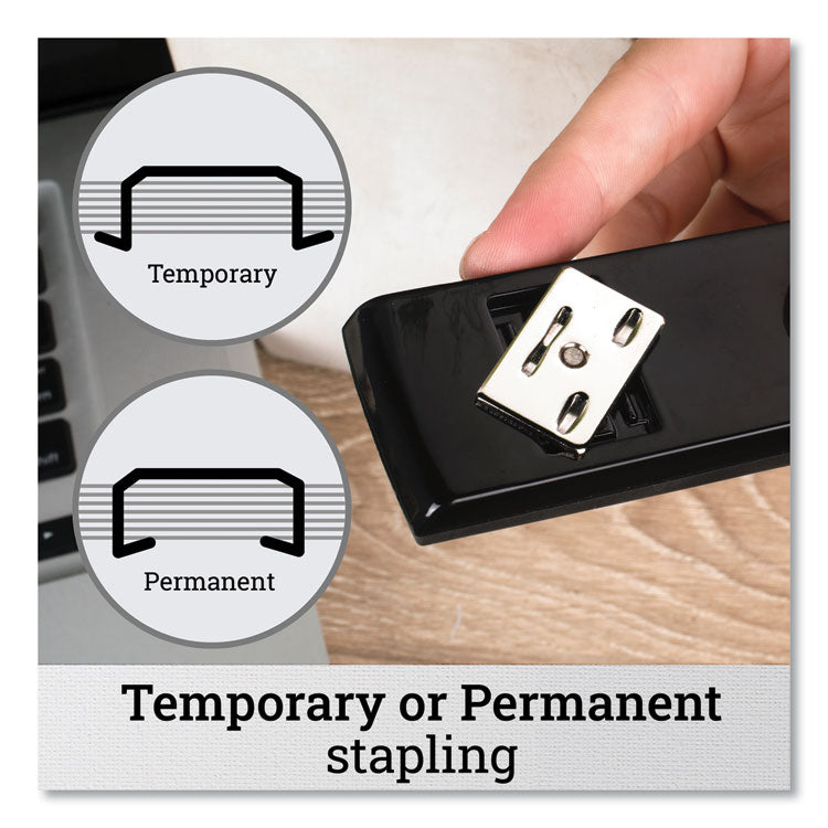 747 Classic Full Strip Stapler, 30-Sheet Capacity, Black