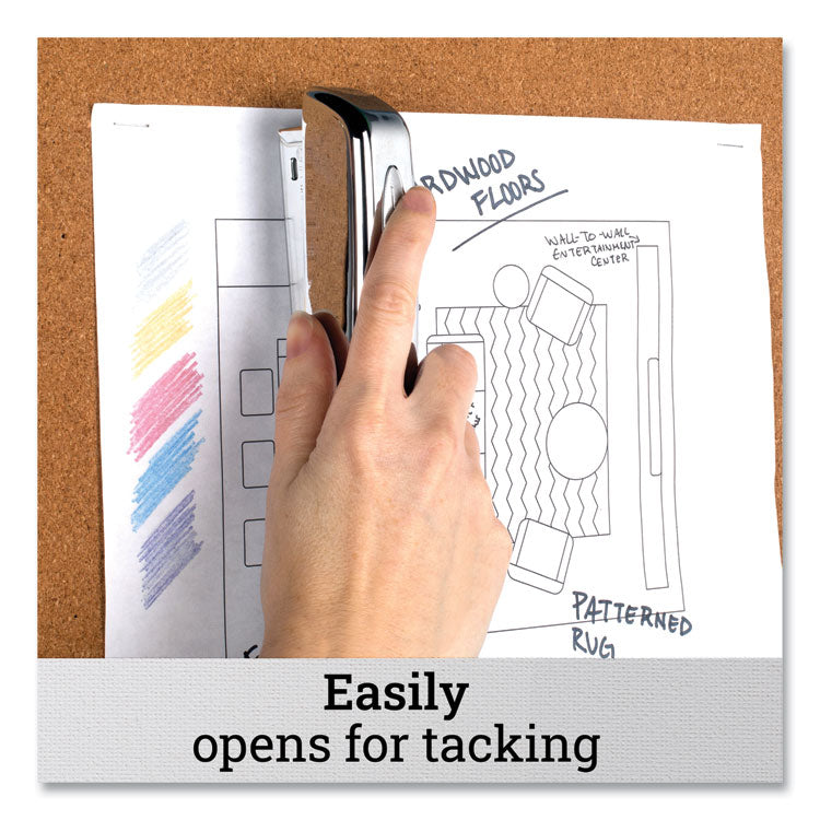 747 Business Full Strip Desk Stapler, 30-Sheet Capacity, Polished Chrome