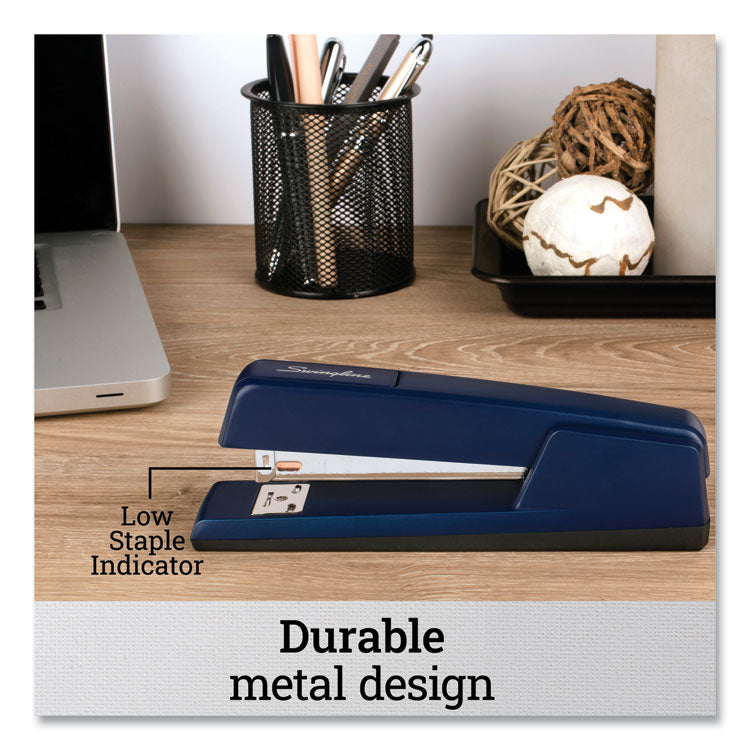 747 Classic Full Strip Stapler, 30-Sheet Capacity, Royal Blue