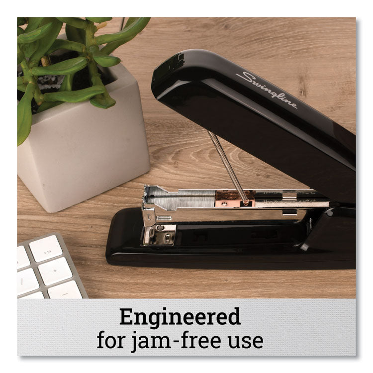 747 Business Full Strip Desk Stapler, 30-Sheet Capacity, Black