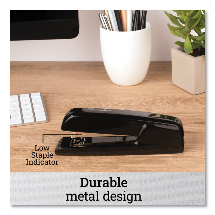 747 Business Full Strip Desk Stapler, 30-Sheet Capacity, Black