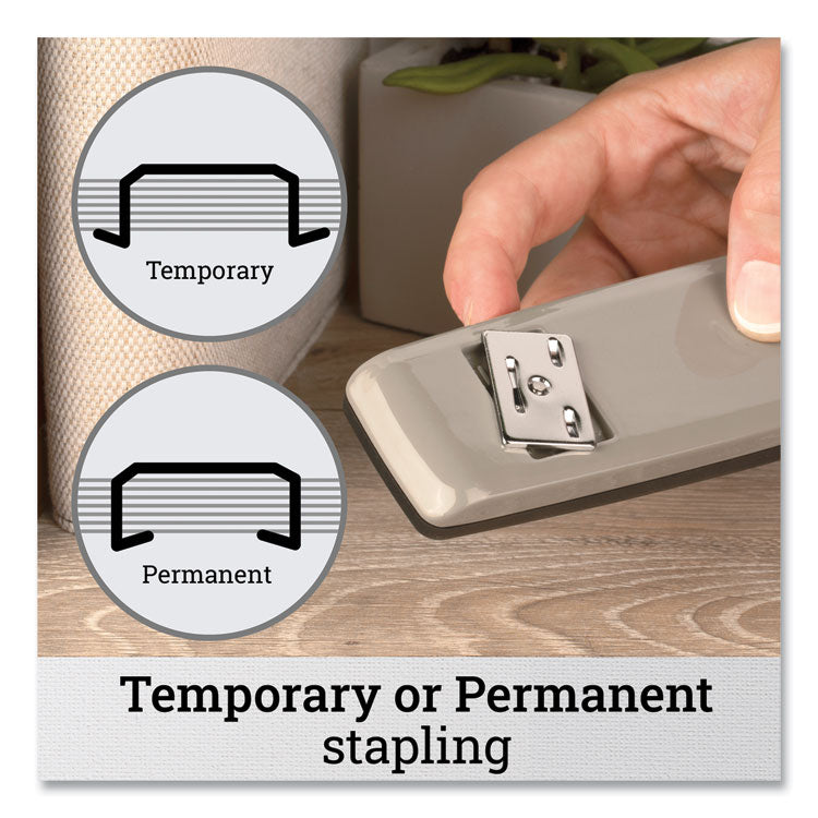 747 Business Full Strip Desk Stapler, 30-Sheet Capacity, Steel Gray