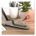 747 Business Full Strip Desk Stapler, 30-Sheet Capacity, Steel Gray
