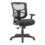Alera Elusion Series Mesh Mid-Back Swivel/tilt Chair, Supports Up To 275 Lb, 17.9" To 21.8" Seat Height, Black