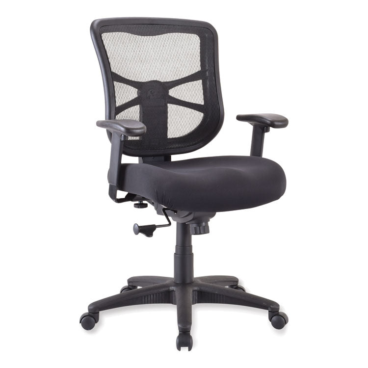 Alera Elusion Series Mesh Mid-Back Swivel/tilt Chair, Supports Up To 275 Lb, 17.9" To 21.8" Seat Height, Black