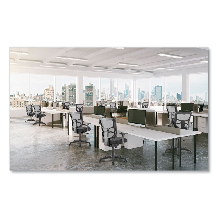 Alera Elusion Series Mesh Mid-Back Swivel/tilt Chair, Supports Up To 275 Lb, 17.9" To 21.8" Seat Height, Black