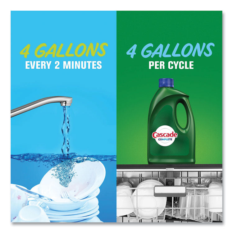 Complete Gel Dishwasher Detergent, Fresh, 120 oz Bottle, 4/Carton