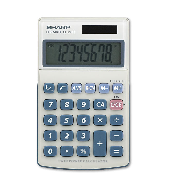 El240sb Handheld Business Calculator, 8-Digit Lcd