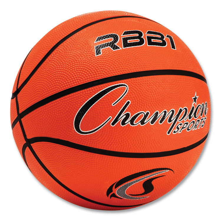 Rubber Sports Ball, Basketball, No. 7 Size, Orange
