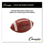 Rubber Sports Ball, Football, Junior Size, Brown