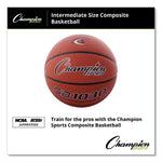 Composite Basketball, Intermediate/Youth Size, Brown