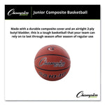 Composite Basketball, Junior Size, Brown
