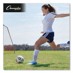 Rubber Sports Ball, Soccer, No. 4 Size, White/Black