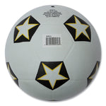 Rubber Sports Ball, Soccer, No. 5 Size, White/Black