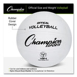 Rubber Volleyball, Official Size, White
