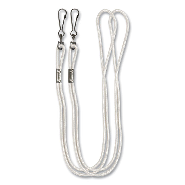 Lanyard, Metal J-Hook Fastener, 20" Long, Assorted Colors, 12/Pack