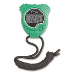 Water-Resistant Stopwatches, Accurate To 1/100 Second, Assorted Colors, 6/box
