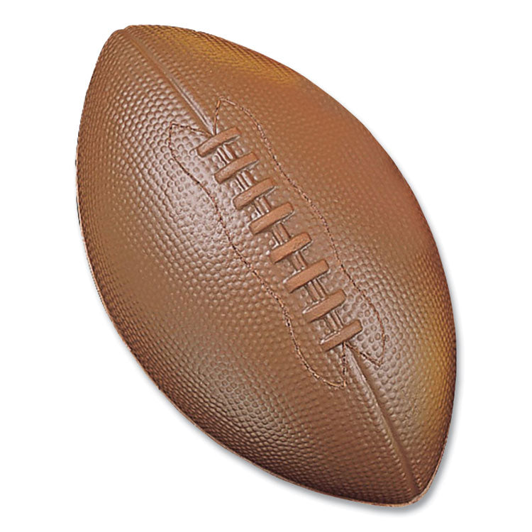 Coated Foam Sport Ball, Football, Playground Size, Brown