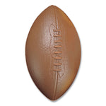 Coated Foam Sport Ball, Football, Playground Size, Brown
