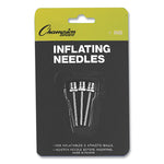 Nickel-Plated Inflating Needles For Electric Inflating Pump, 3/pack