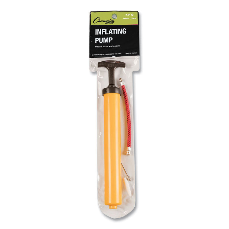 Standard Hand Pump, 12" Long, Yellow/Black