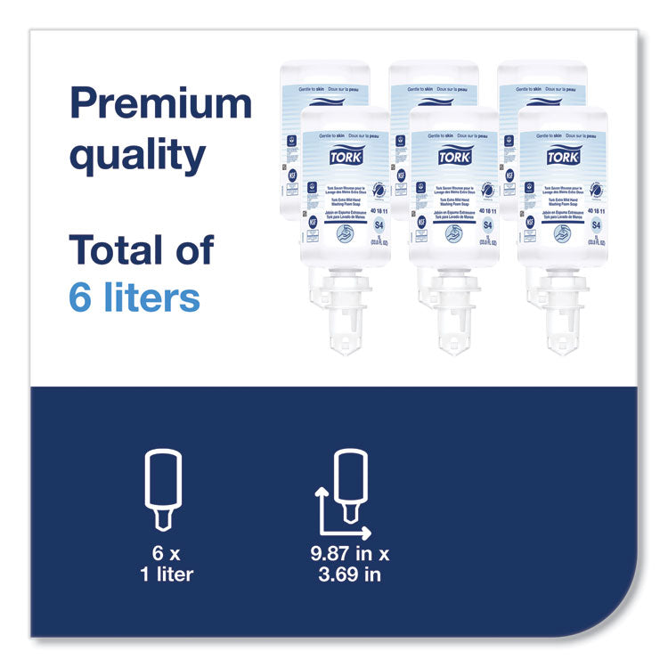 Extra Mild Foam Soap Refill, Unscented, 1 L, 6/Carton