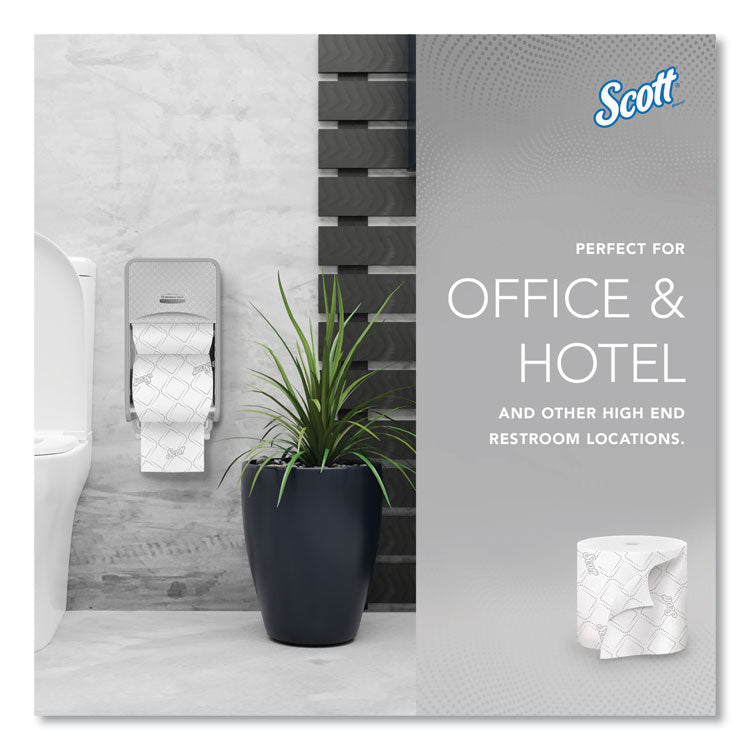 Pro Small Core High Capacity/SRB Bath Tissue, Septic Safe, 2-Ply, White, 1,100 Sheets/Roll, 36 Rolls/Carton