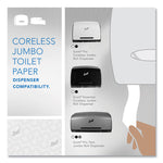 Essential Coreless JRT, Septic Safe, 2-Ply, White, 3.75" x 1,150 ft, 12 Rolls/Carton