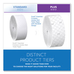 Essential Coreless JRT, Septic Safe, 2-Ply, White, 3.75" x 1,150 ft, 12 Rolls/Carton