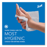 Essential High Capacity Hard Roll Towels for Business, Absorbency Pockets, 1-Ply, 8" x 1,000 ft, 1.5" Core, White,12 Rolls/CT