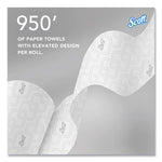 Essential High Capacity Hard Roll Towel, 1-Ply, 8" x 950 ft, White, 6 Rolls/Carton