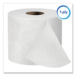 Essential Standard Roll Bathroom Tissue for Business, Septic Safe, 1-Ply, White, 1,210 Sheets/Roll, 80 Rolls/Carton